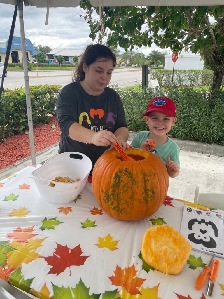 Great Smile Dental team and families at Fall Fest