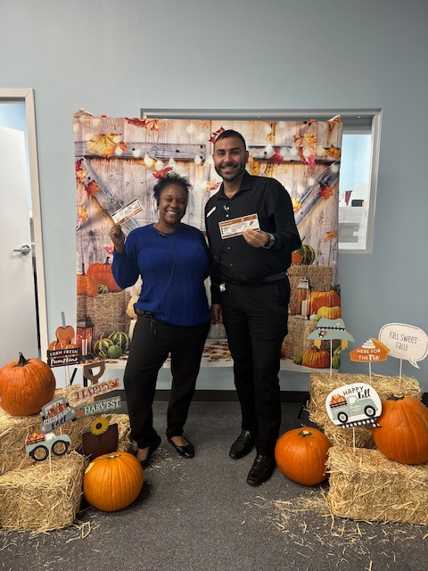 Team members at the Great Smile Dental fall celebration